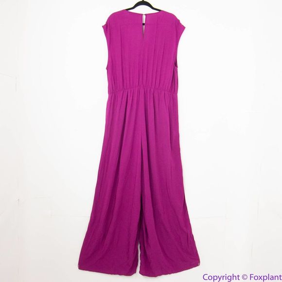 NEW Eloquii Flowy Wide Leg Jumpsuit, 16 - Picture 7 of 16